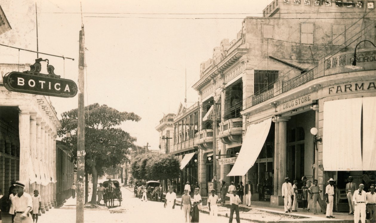Garcia Street, Guantanamo, Kuuba, c1900 tekijältä Unbekannt