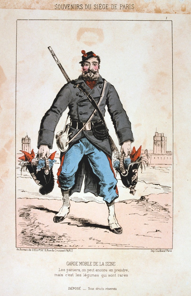Garde Mobile de la Seine, Pariisin voitot, 1870-1871 tekijältä Unbekannt