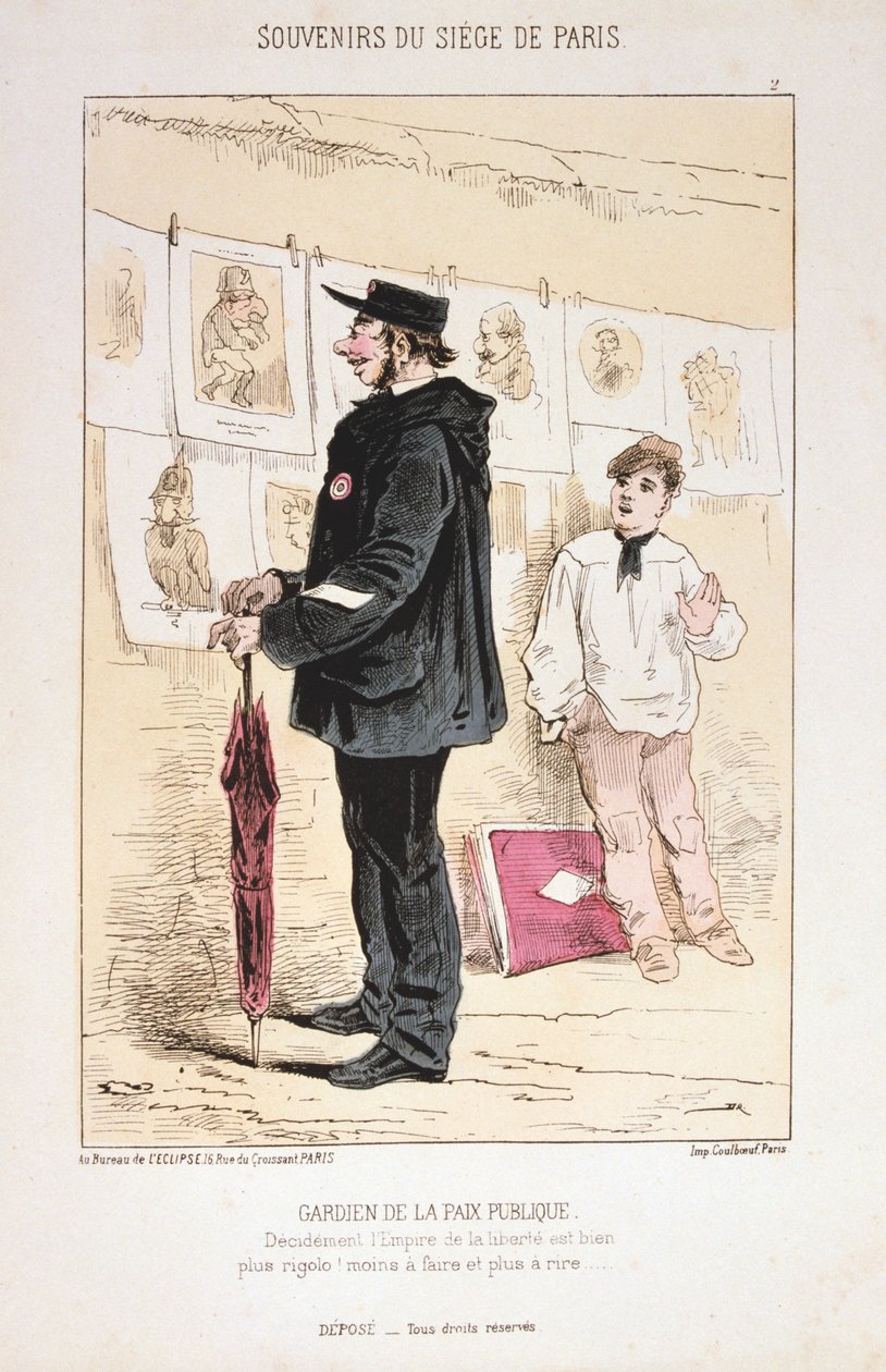 Yleisen rauhan vartija, Pariisin piiritys, 1870-1871 tekijältä Unbekannt