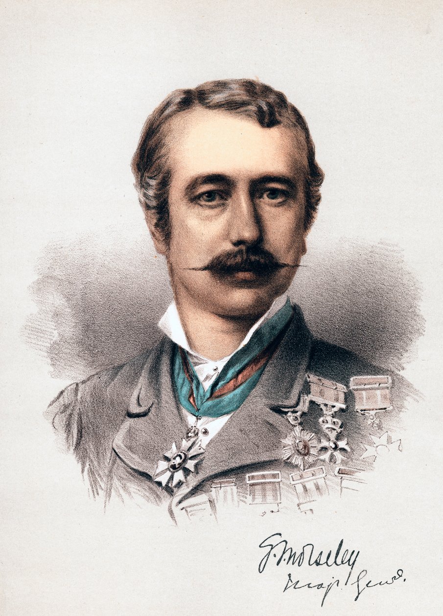 Garnet Joseph Wolseley, varakreivi Wolseley, irlantilaissyntyinen brittiläinen sotilas, c1880 tekijältä Unbekannt