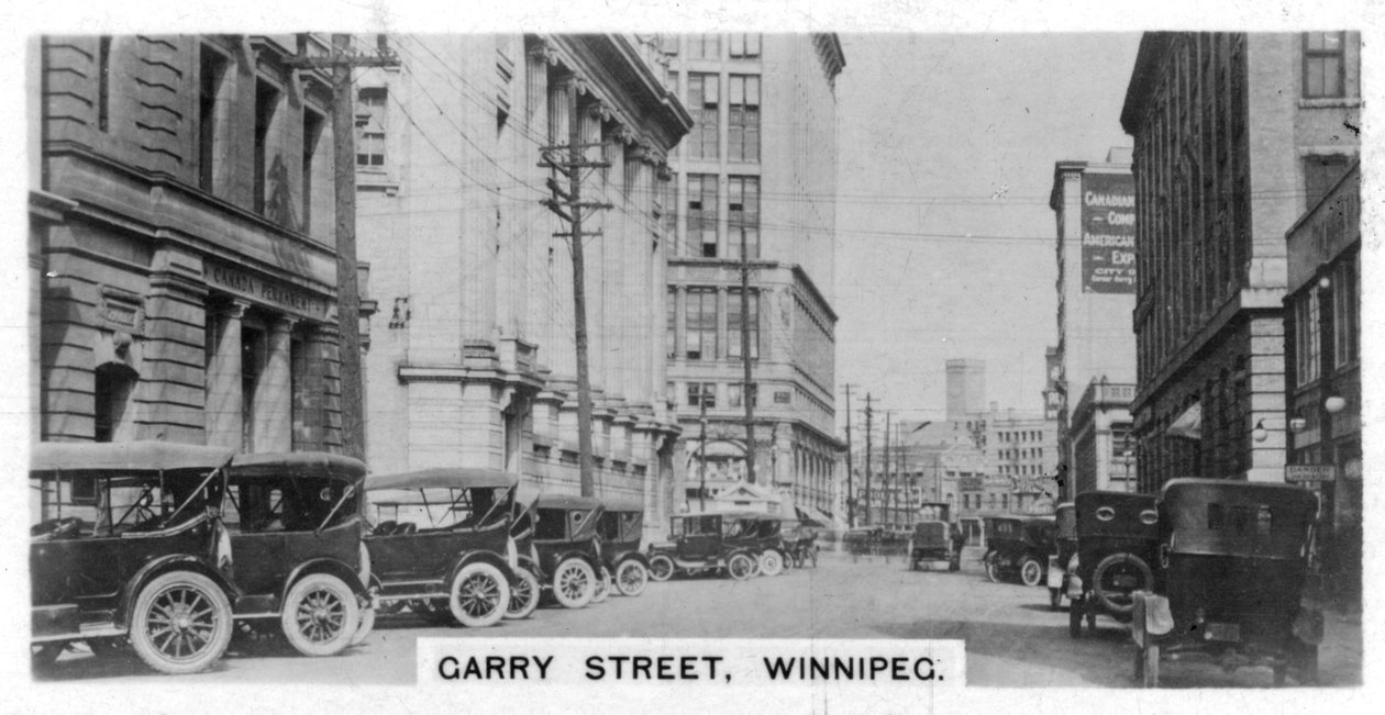 Garry Street, Winnipeg, Manitoba, Kanada, 1920-luku tekijältä Unbekannt