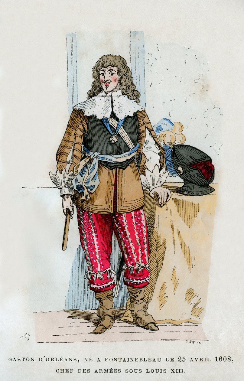 Gaston, Duc dOrleans, Ranskan Ludvig XIII:n armeijan komentaja, 1882-1884 tekijältä Unbekannt