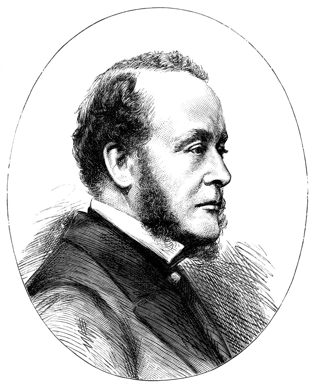 Gathorne Hardy 1814-1906, Cranbrookin ensimmäinen jaarli, brittiläinen konservatiivipoliitikko tekijältä Unbekannt