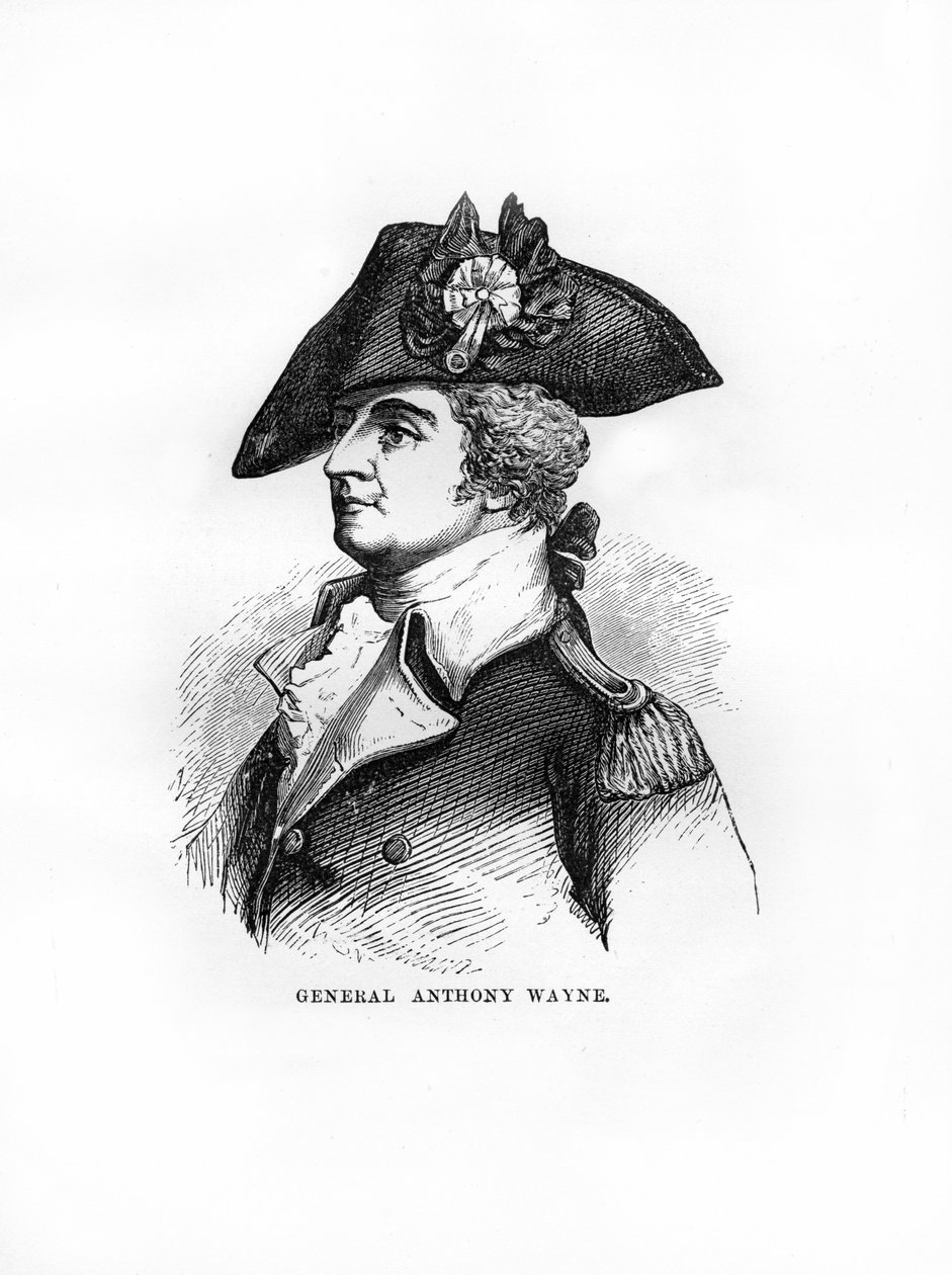 Kenraali Anthony Wayne, Yhdysvaltain armeijan kenraali ja valtiomies, 1872 tekijältä Unbekannt