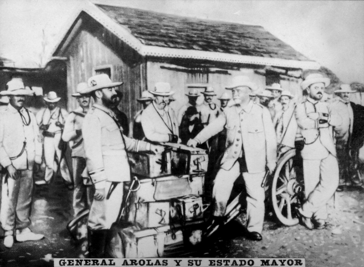 Kenraali Arolas ja hänen sotapäällikkönsä, 1896, 1920-luvut tekijältä Unbekannt
