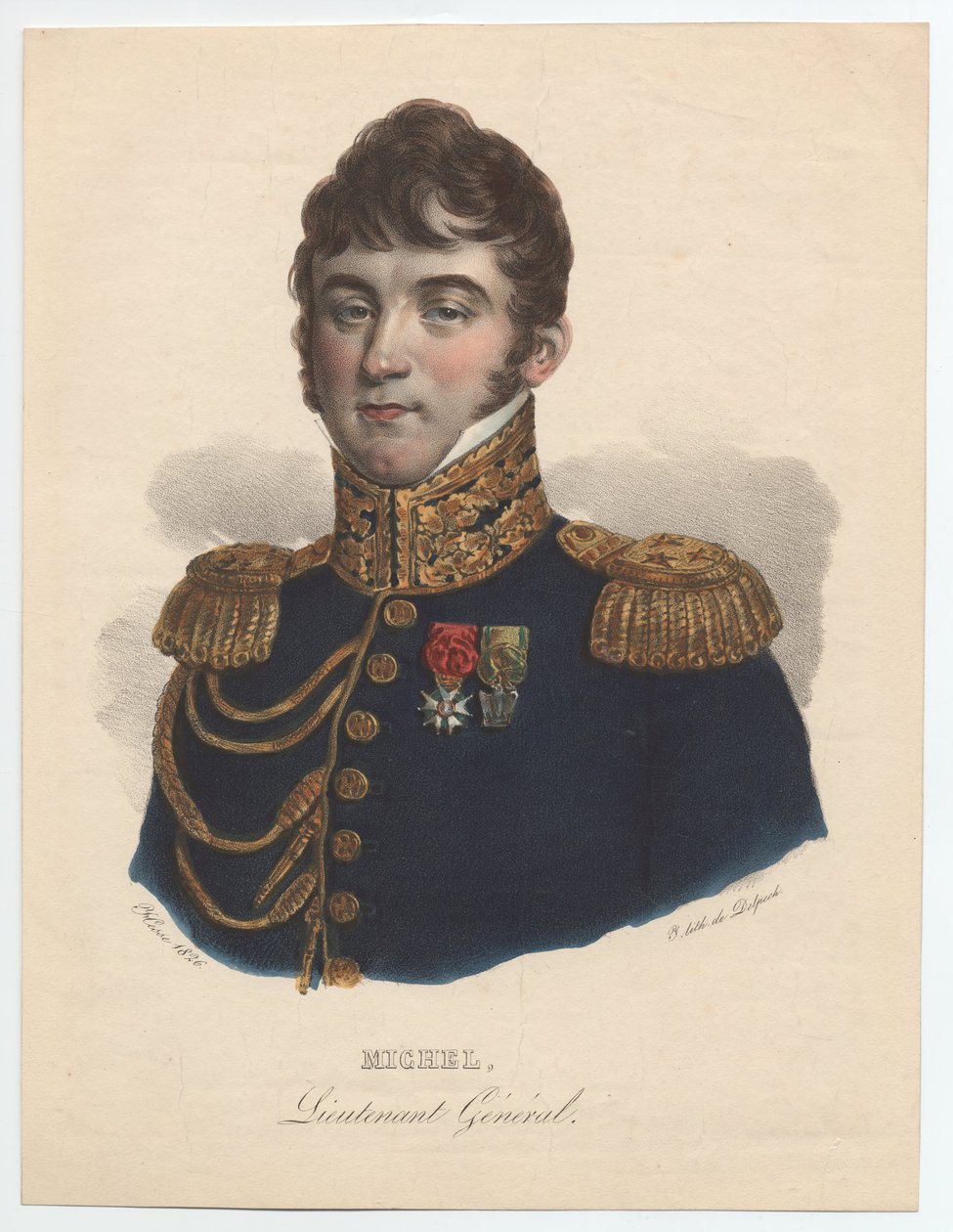 Kenraali Claude-Etienne Michel 1772-1815, 1835 tekijältä Unbekannt