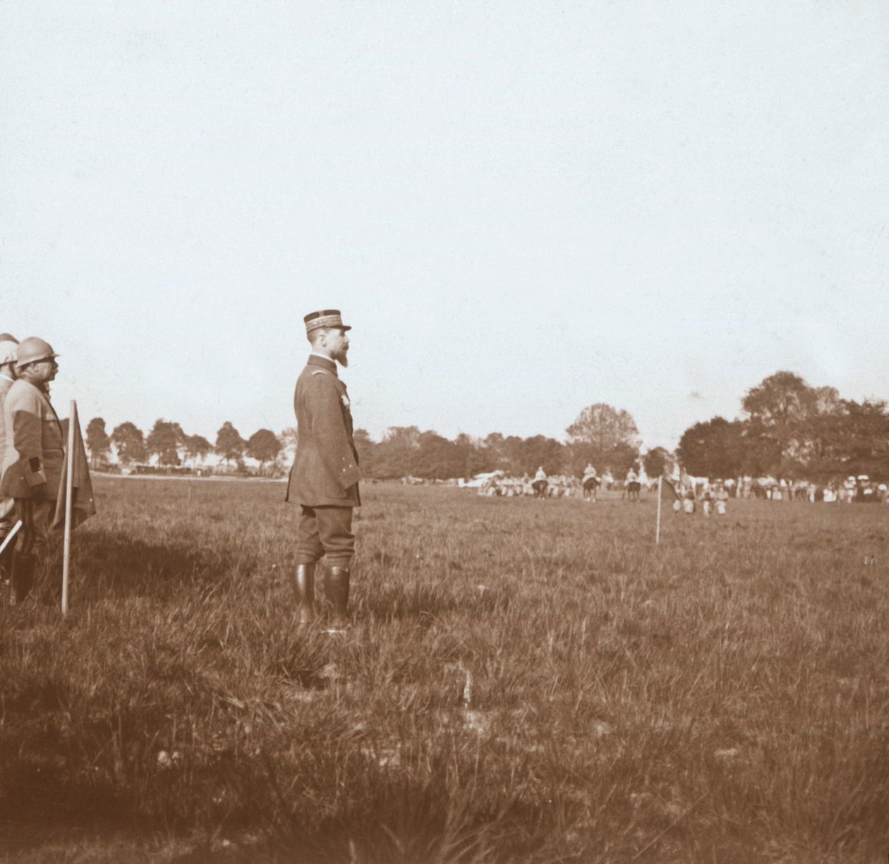 Kenraali Henri Gouraud, Chalons, Marne, Pohjois-Ranska, c1914-c1918. tekijältä Unbekannt
