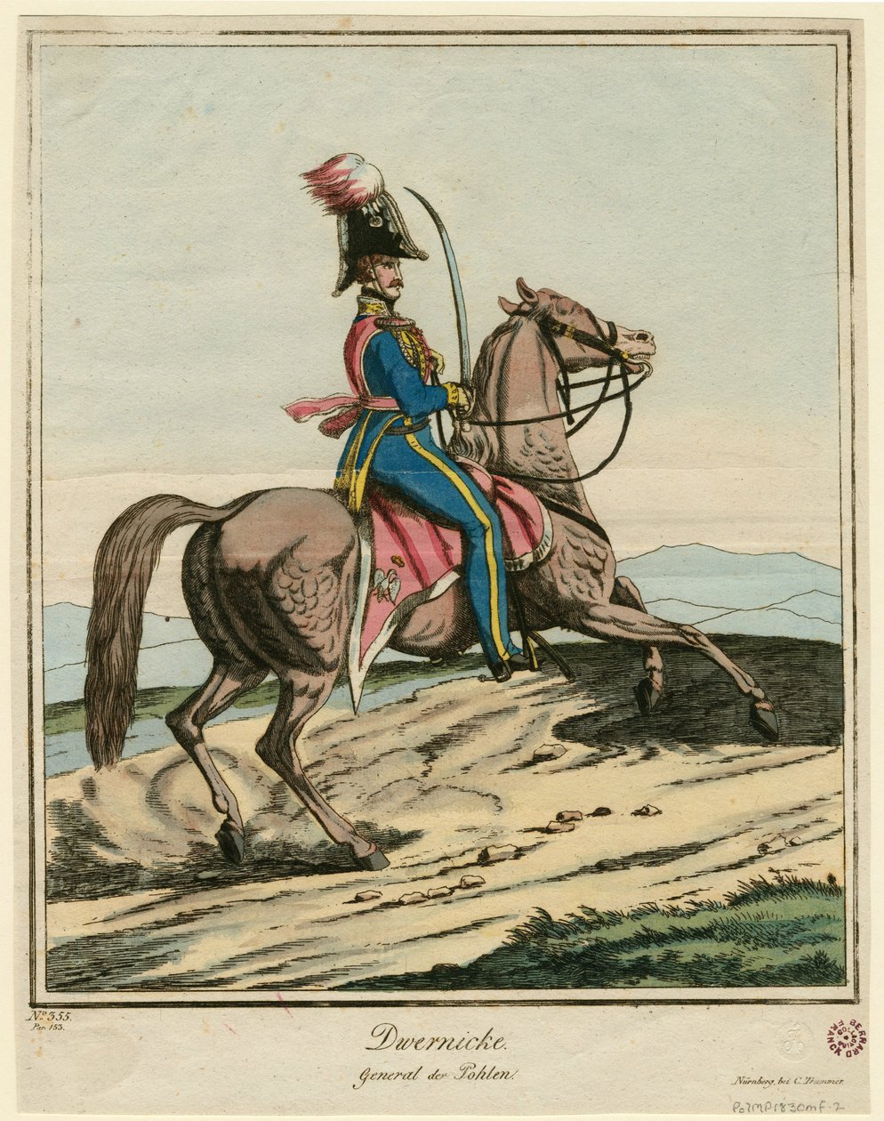 Kenraali Józef Dwernicki 1779-1857, 1831 tekijältä Unbekannt