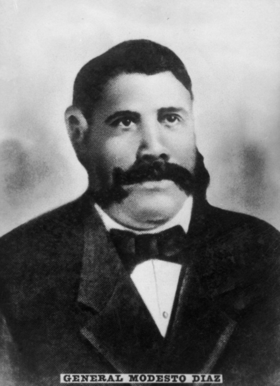 Kenraali Modesto Diaz 1826-1892, Kuuban vapautusarmeijan kenraalimajuri, c1910 tekijältä Unbekannt