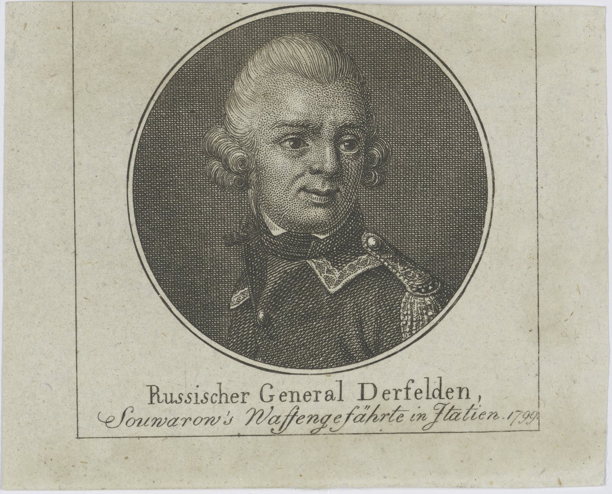 Kenraali Otto Wilhelm Derfelden 1737-1819, n. 1800 tekijältä Unbekannt