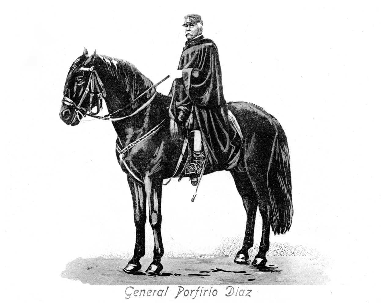 Kenraali Porfirio Diaz 1830-1915, Meksikon presidentti, 1900-luku tekijältä Unbekannt
