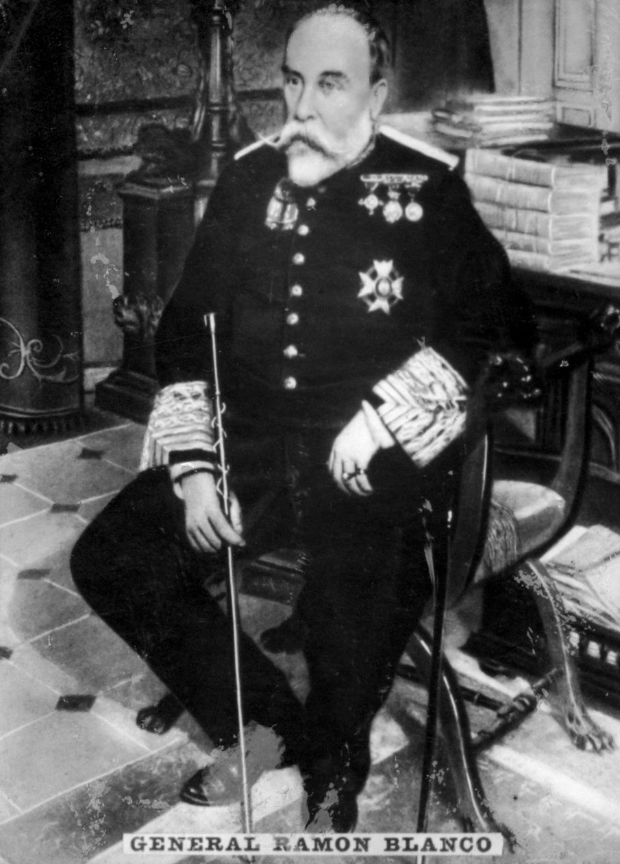 Kenraali Ramon Blanco, Peña Platan ensimmäinen markiisi 1833-1906 tekijältä Unbekannt