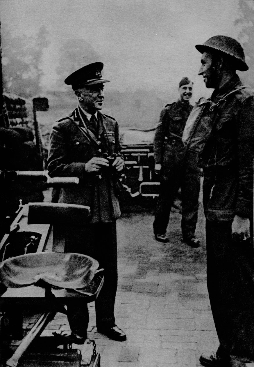 Kenraali Sir Frederick Pile, ilmatorjuntaosaston komentaja, 1943 tekijältä Unbekannt