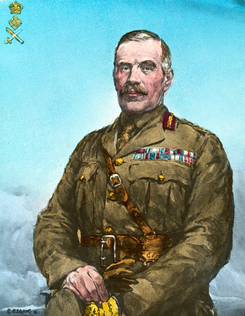 Kenraali Sir William Robertson, brittiläinen sotilas, 1900-luvun alku tekijältä Unbekannt