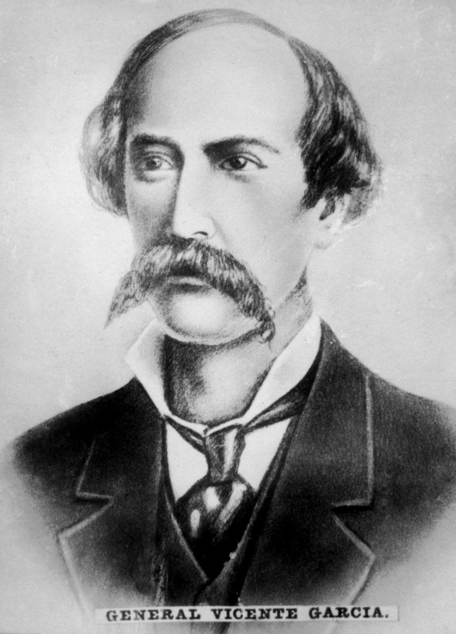 Kenraali Vicente Garcia González 1833-1886, Kuuban presidentti, c1910 tekijältä Unbekannt