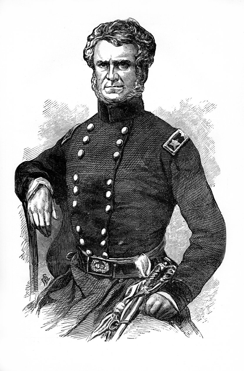 Kenraali William Worth, amerikkalainen sotilas, 1872 tekijältä Unbekannt