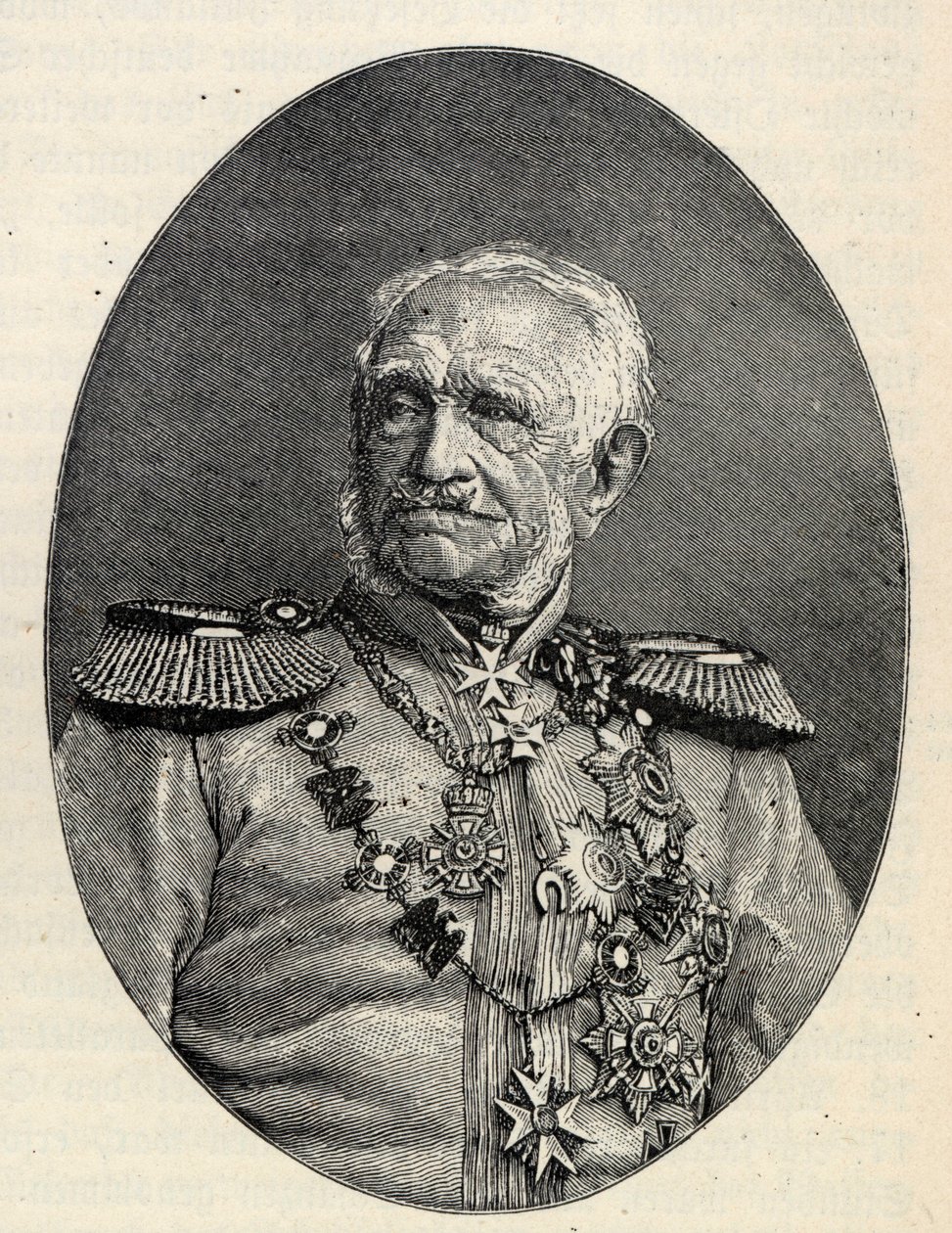 Kenttämarsalkka Friedrich Graf von Wrangel 1784-1877. tekijältä Unbekannt