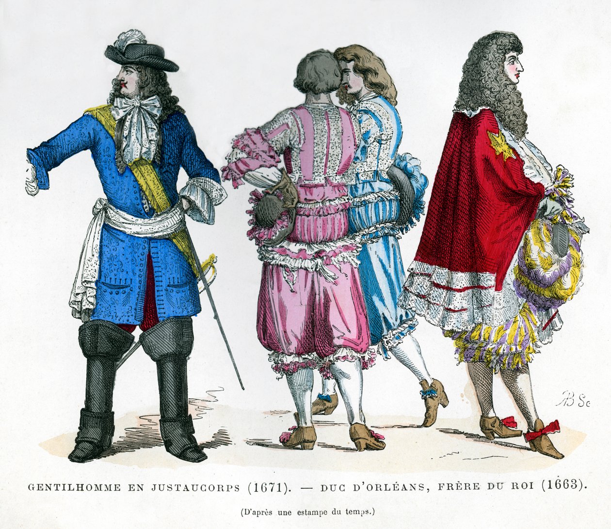 Herrasmiesasu ja Orleansin herttua, kuningas Ludvig XIV:n veli, 1663 1882-1884 tekijältä Unbekannt