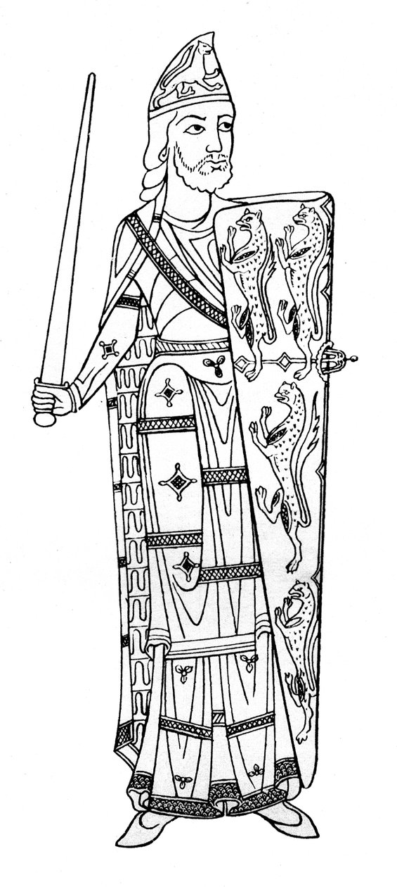 Geoffrey V, Anjoun kreivi, c 1150-1155 1924 tekijältä Unbekannt