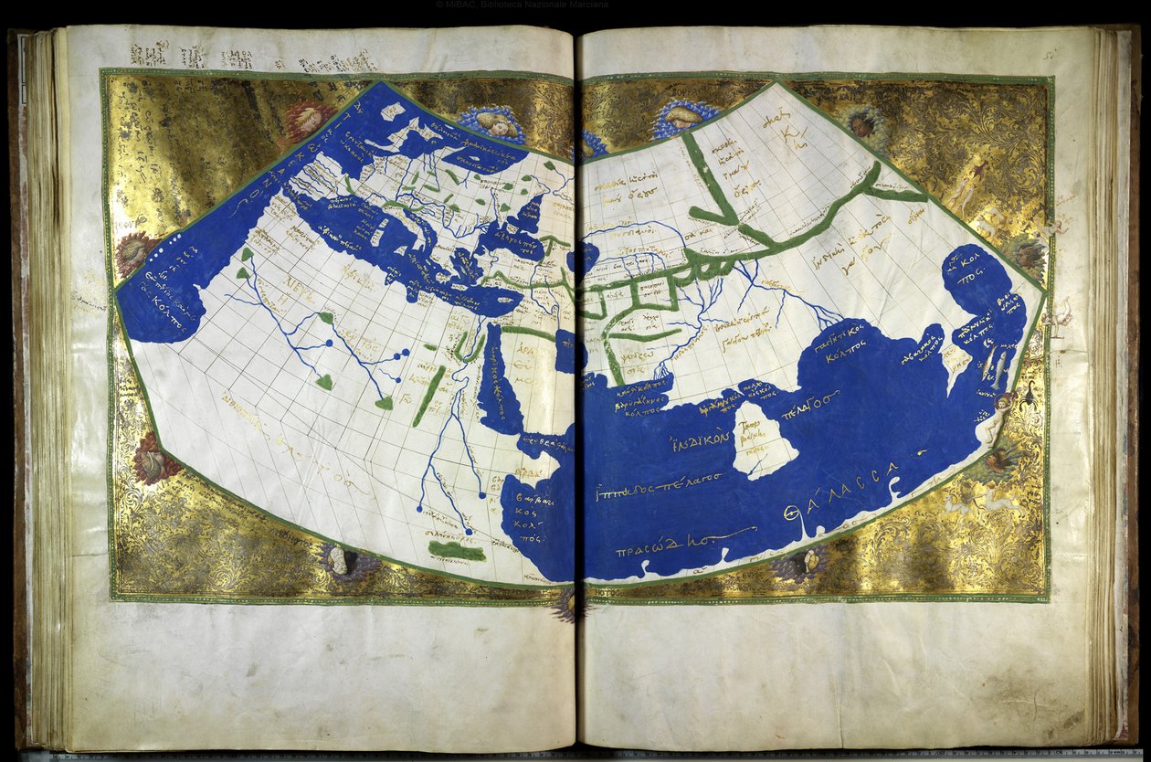 Ptolemaioksen maantiede, noin 1454 tekijältä Unbekannt