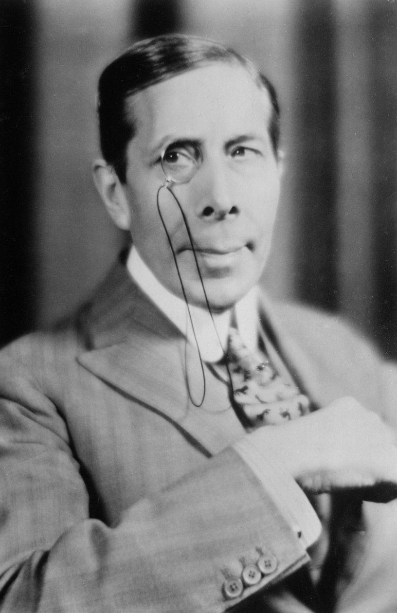 George Arliss 1868-1946, englantilainen näyttelijä, 1900-luku tekijältä Unbekannt