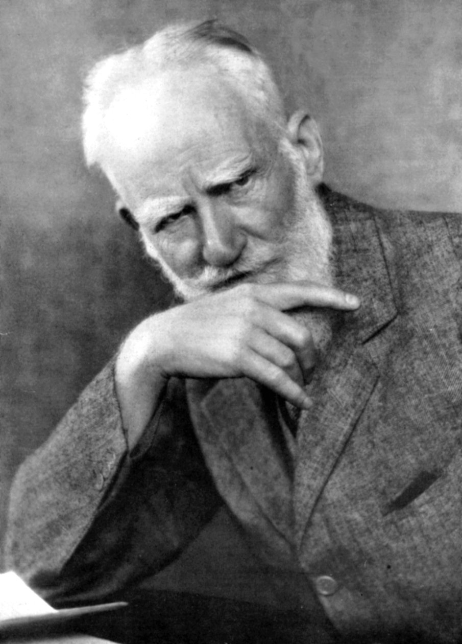 George Bernard Shaw 1856-1950, irlantilainen kirjailija, 1900-luvun alku tekijältä Unbekannt