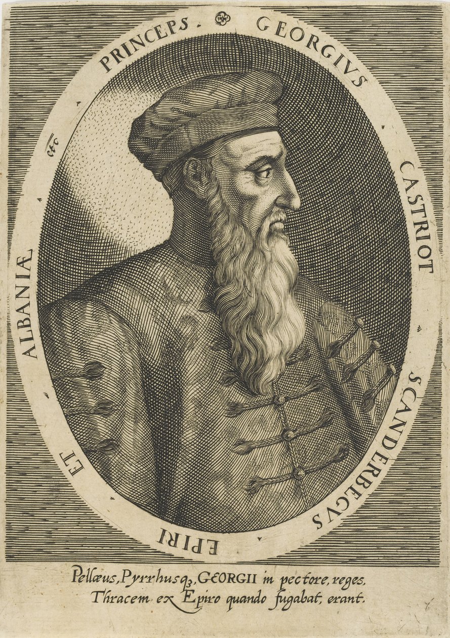 George Castriot 1405-1468, joka tunnetaan nimellä Skanderbeg, n. 1620. tekijältä Unbekannt