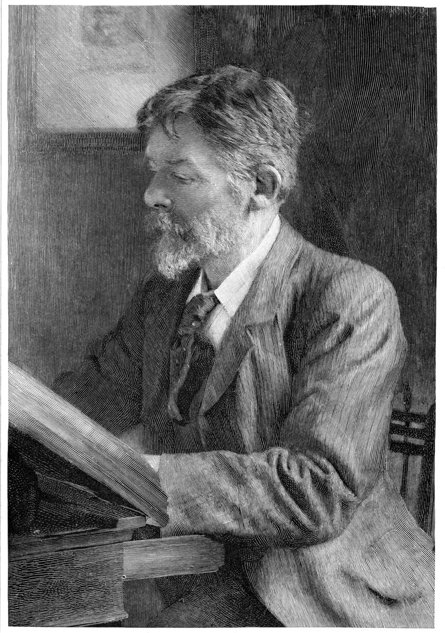 George Du Maurier, brittiläinen kirjailija ja taiteilija, 1890 tekijältä Unbekannt