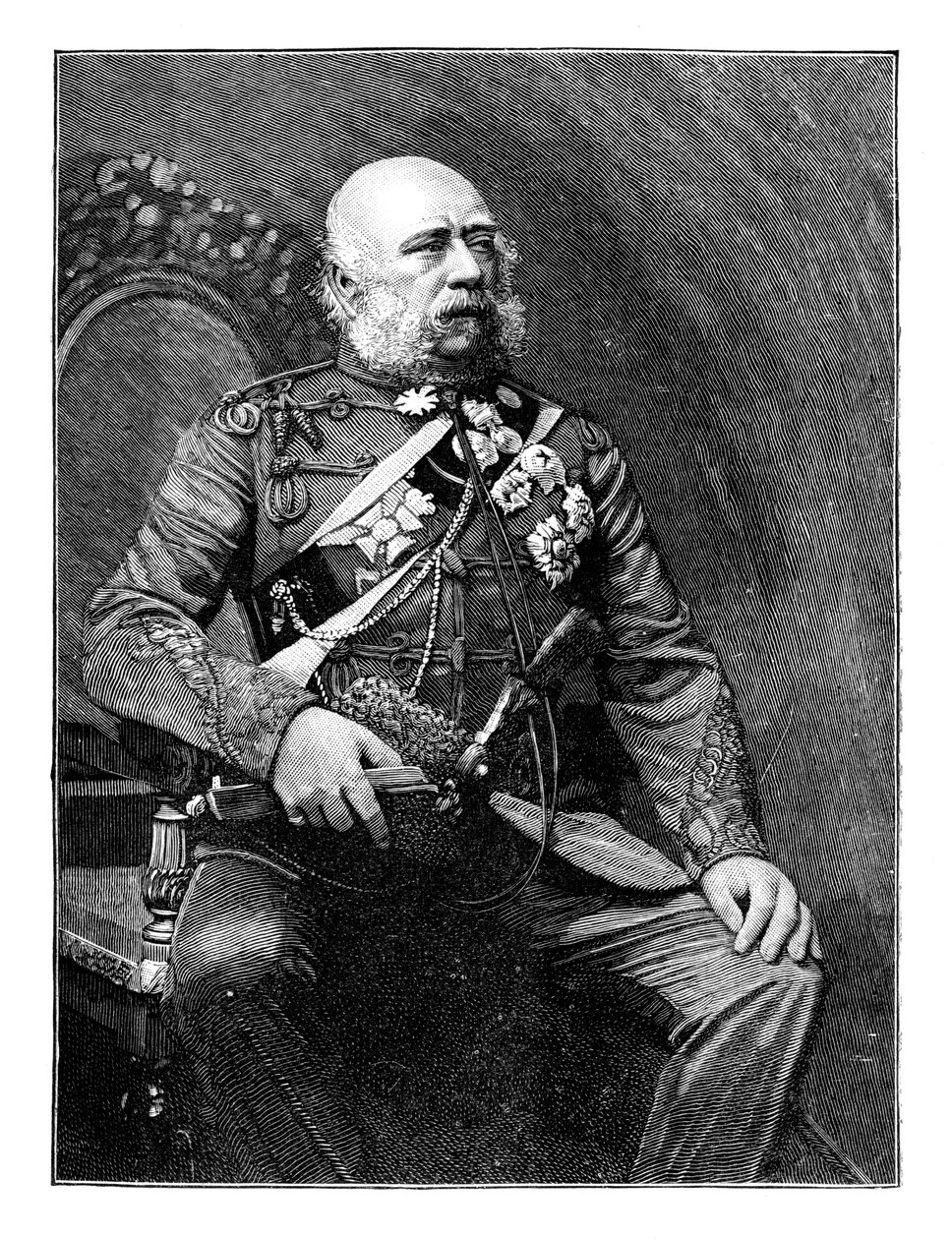 George, Cambridgen herttua, brittiläinen sotilas, 1888 tekijältä Unbekannt