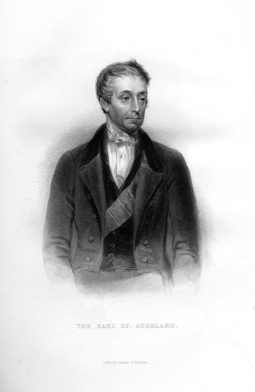 George Eden, Aucklandin ensimmäinen jaarli, Intian kenraalikuvernööri, 1800-luku tekijältä Unbekannt