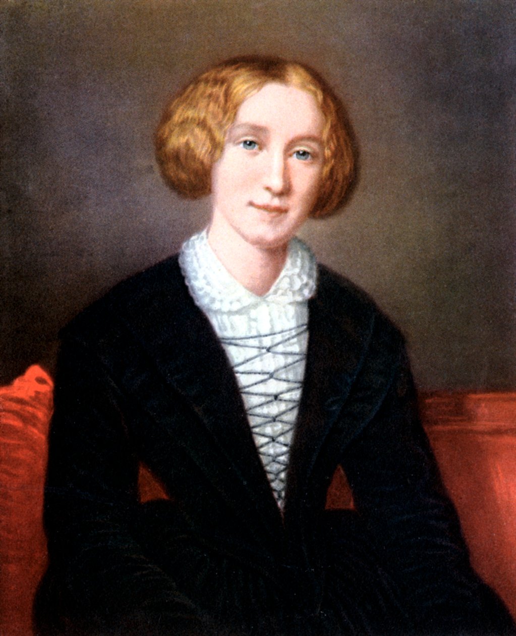 George Eliot nuorena naisena, v. 1840 tekijältä Unbekannt