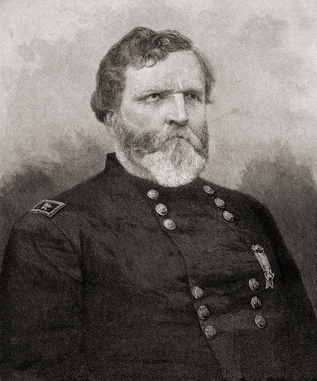 George Henry Thomas, The Century Magazine, julkaistu 1887 (kaiverrus) tekijältä Unbekannt