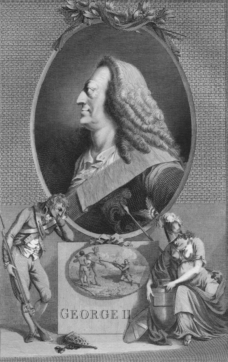 George II, 1790 tekijältä Unbekannt