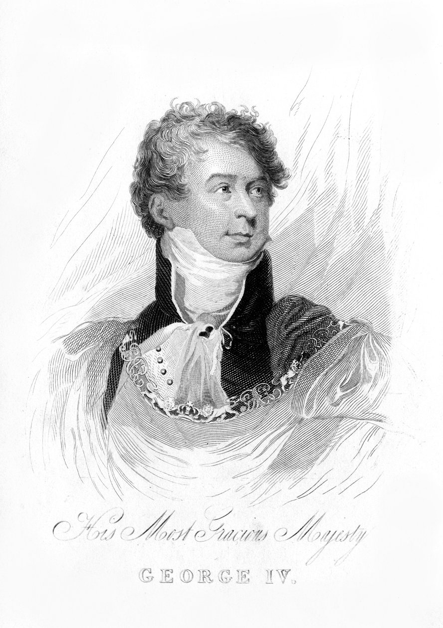 George IV, Yhdistyneen kuningaskunnan ja Hannoverin kuningas, 1800-luku tekijältä Unbekannt