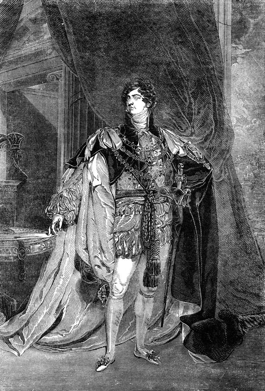George IV, Ison-Britannian ja Irlannin yhdistyneen kuningaskunnan kuningas tekijältä Unbekannt