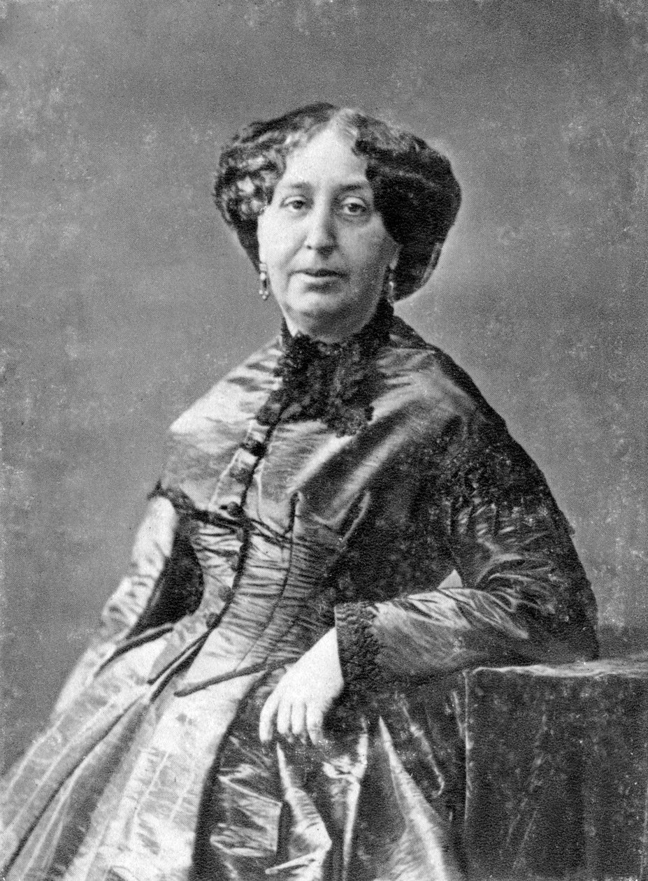 George Sand, ranskalainen kirjailija ja varhainen feministi, 1845-1876 tekijältä Unbekannt
