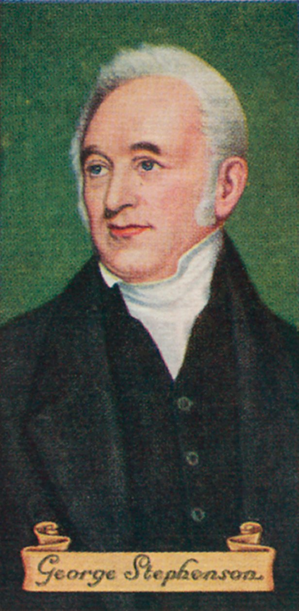 George Stephenson, otettu savukekorttisarjasta, 1935 tekijältä Unbekannt