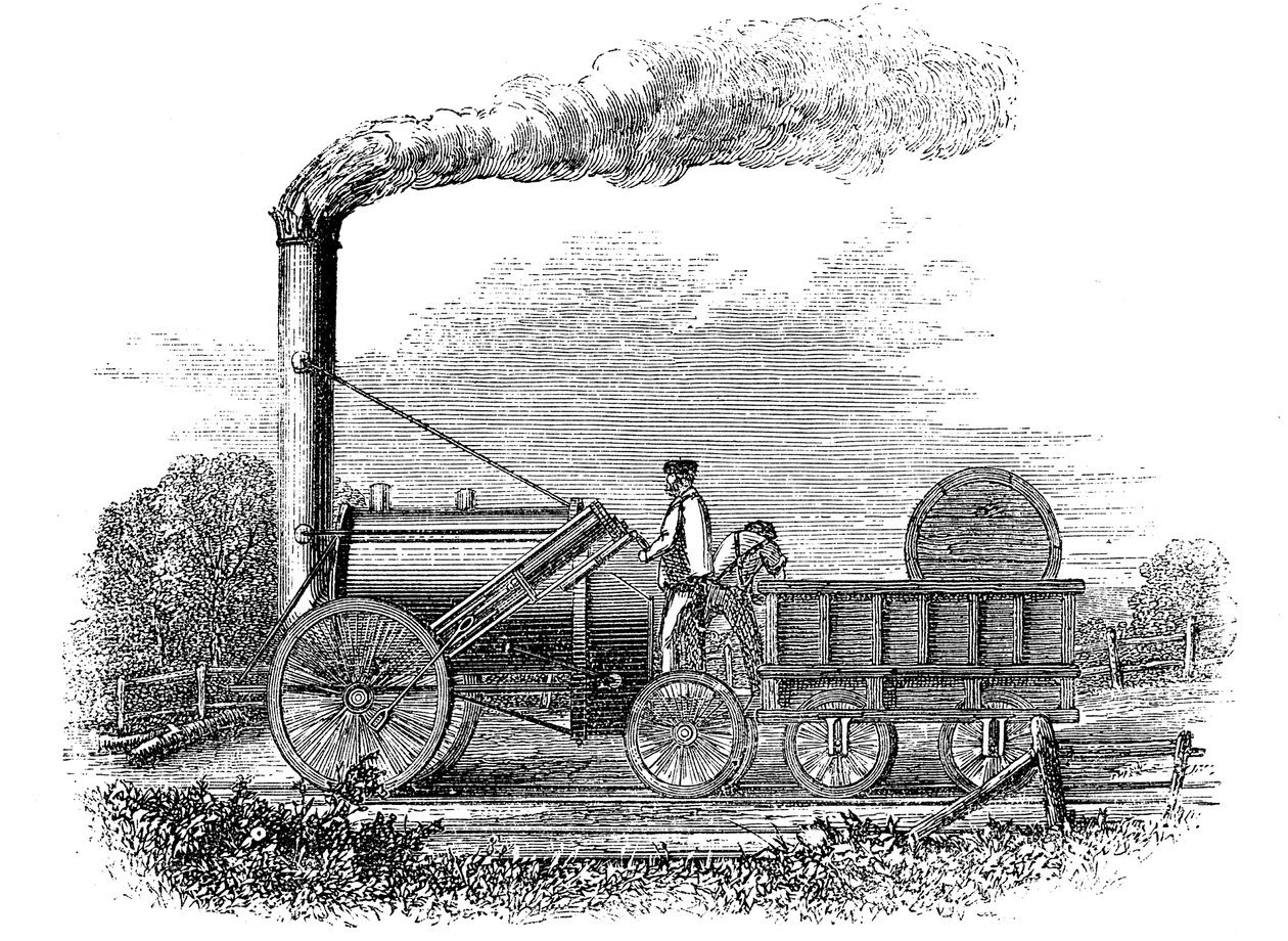 George Stephensonin veturi Rocket, 1829 1859 tekijältä Unbekannt