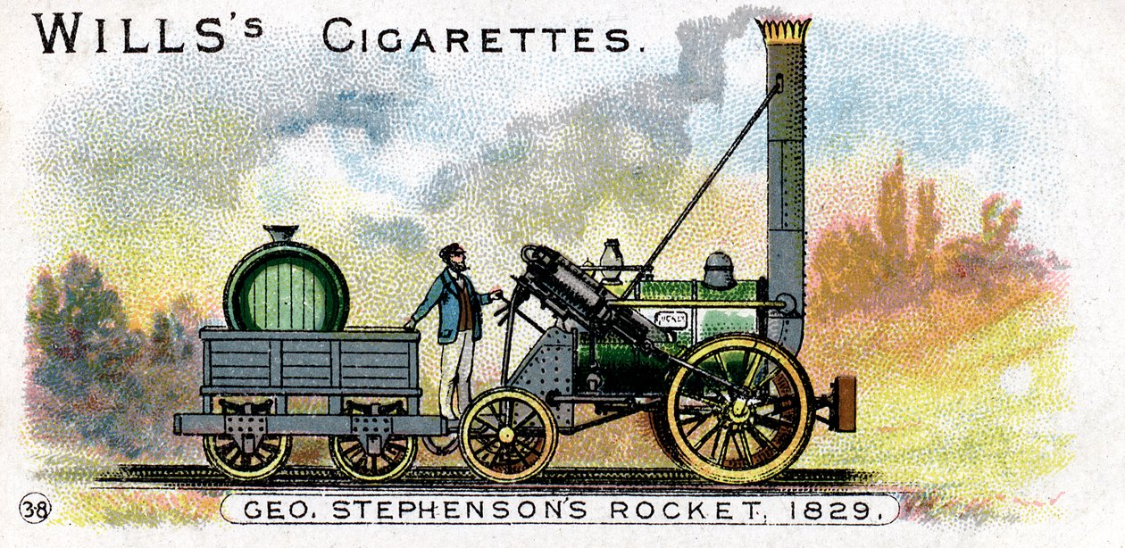 George Stephensonin veturi Rocket, 1829 1900 tekijältä Unbekannt