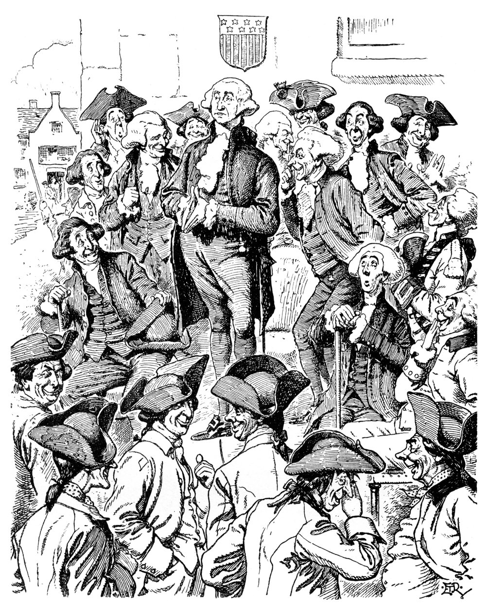 George Washington yrittää valehdella, 1901 tekijältä Unbekannt