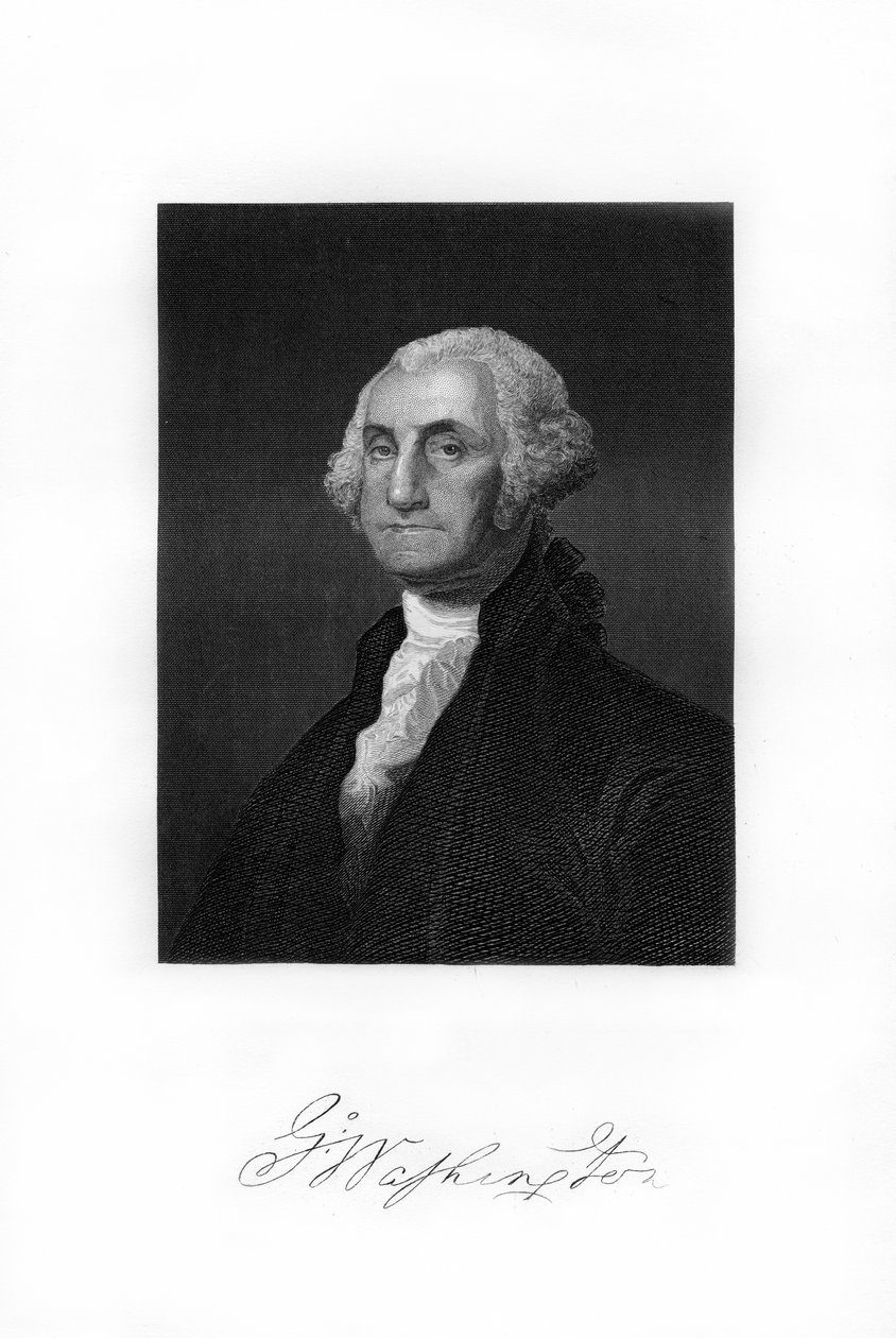 George Washington, Yhdysvaltain ensimmäinen presidentti, 1872 tekijältä Unbekannt