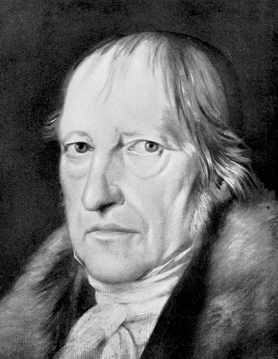 George Wilhlem Friedrich Hegel, saksalainen filosofi tekijältä Unbekannt