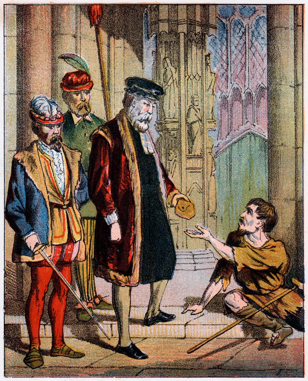 George Wishart, 1500-luvun skotlantilainen uudistaja ja marttyyri, 1800-luvun puoliväli. tekijältä Unbekannt