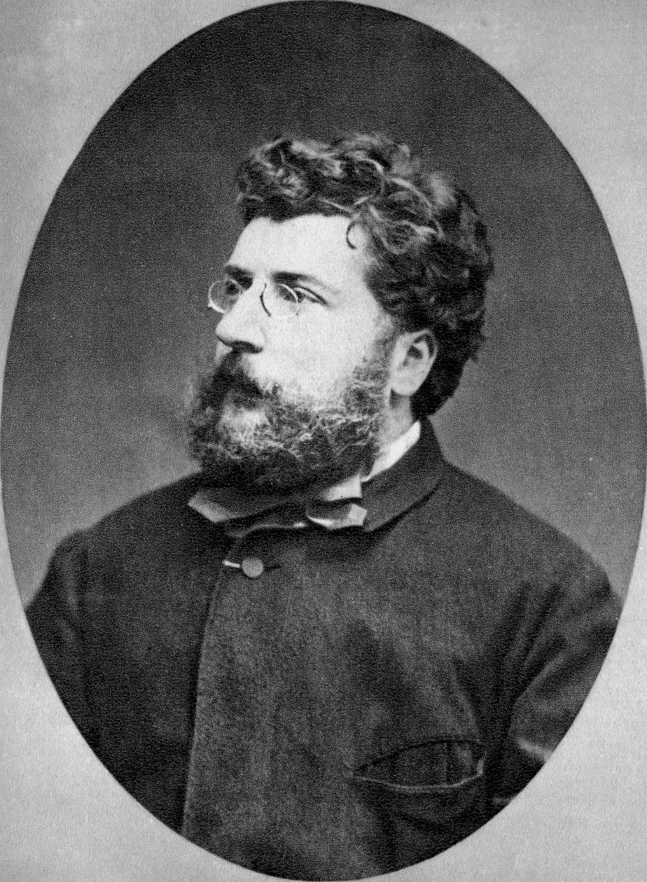 Georges Bizet, ranskalainen säveltäjä, 1874 tekijältä Unbekannt