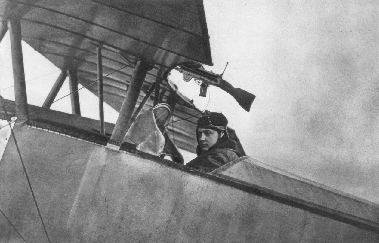 Georges Guynemer, ranskalainen taistelijaässä, vuodelta 1916 tekijältä Unbekannt