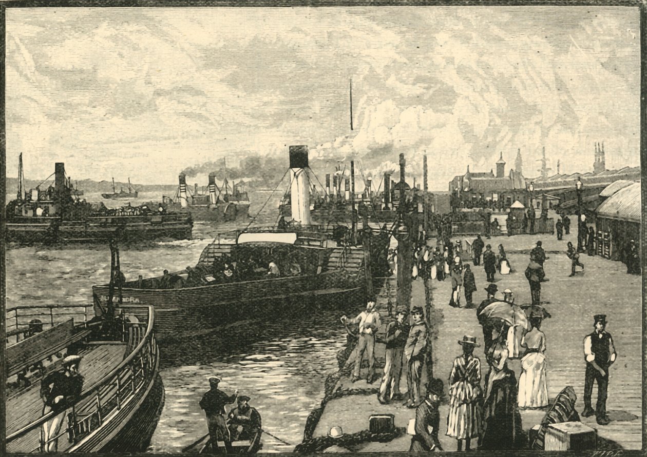 Georges Landing Stage, 1898. tekijältä Unbekannt