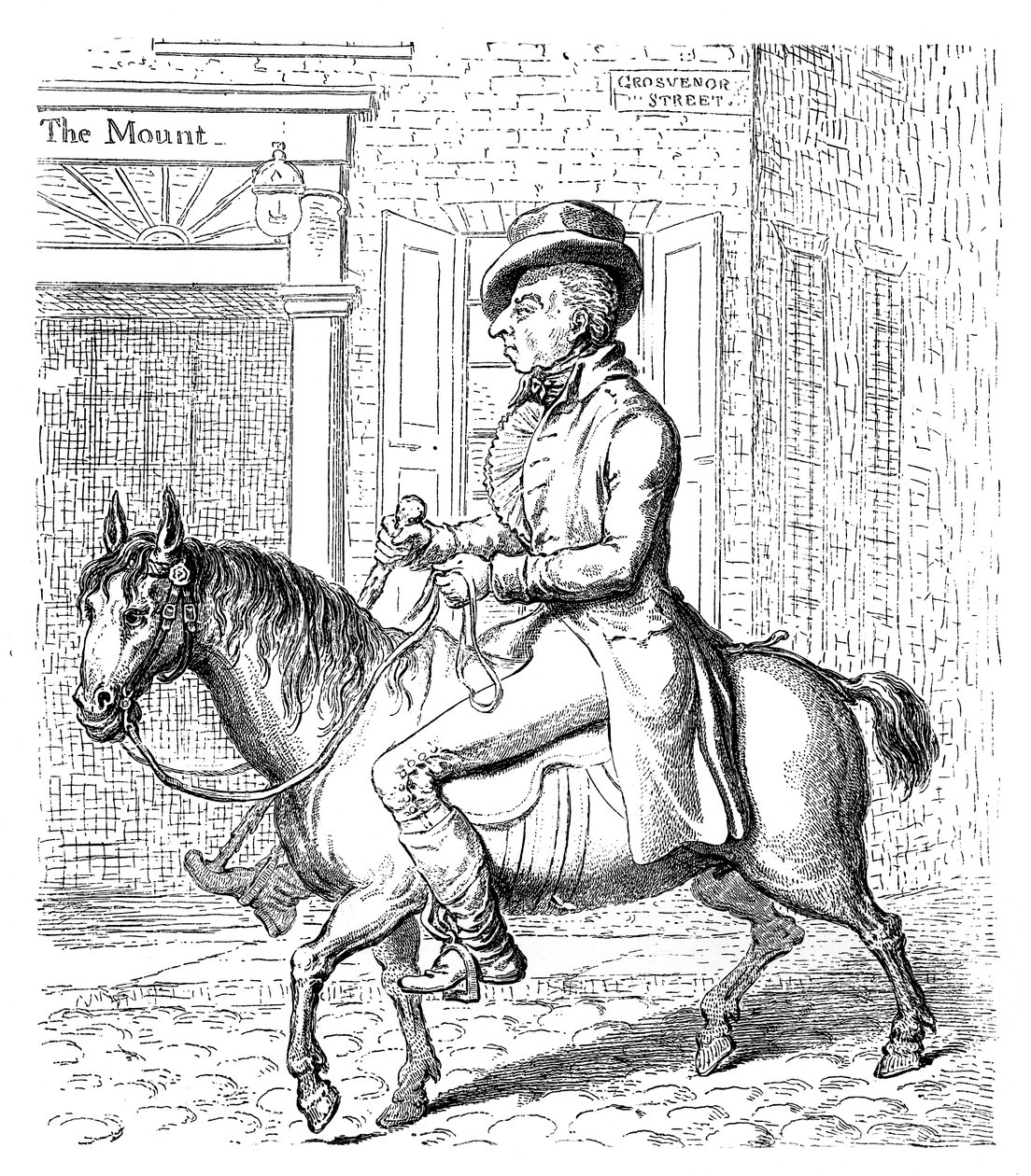 Georgey kukkohevonen, 1796 tekijältä Unbekannt