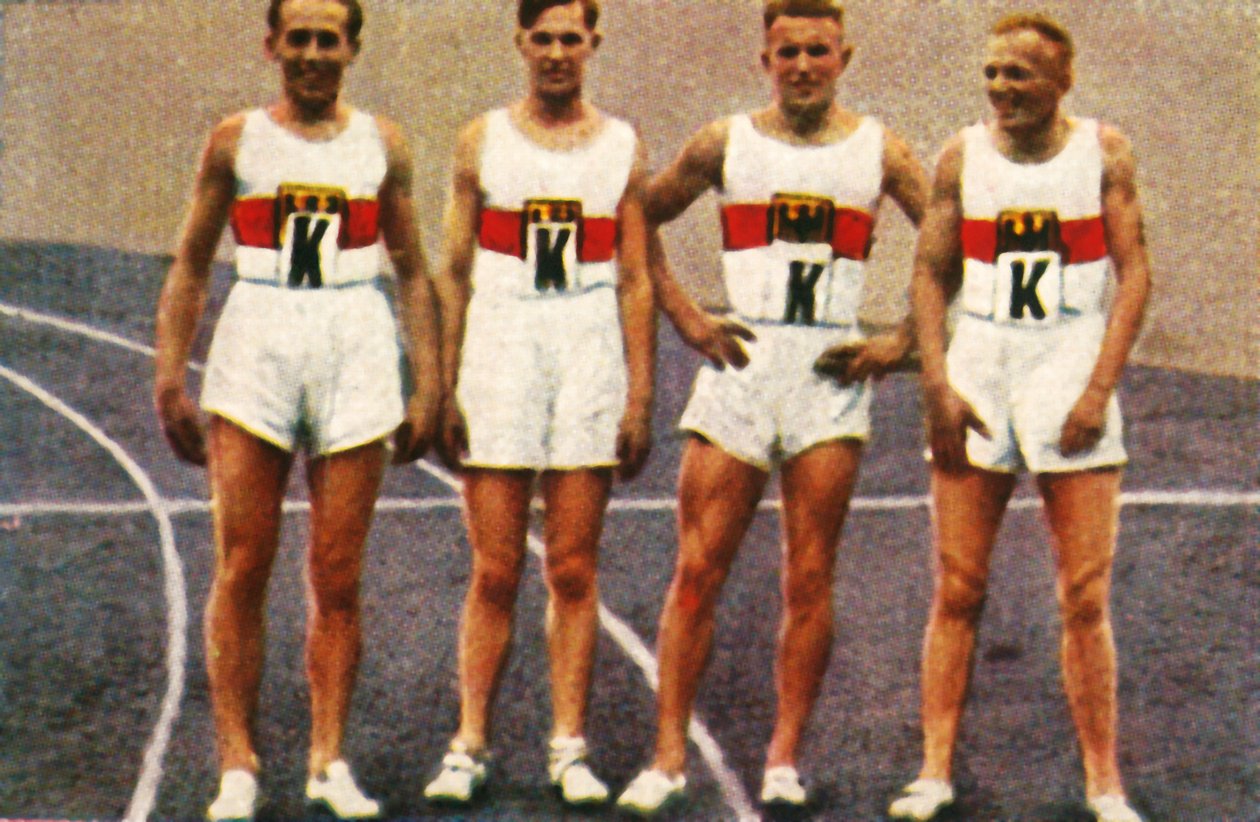 Saksan miesten 4x400 metrin viestijoukkue, 1928. tekijältä Unbekannt