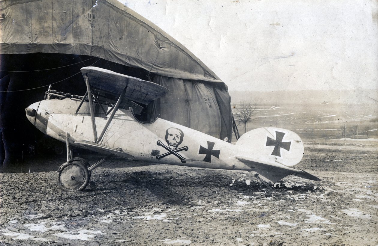 Saksalainen Albatros DV, Souilly, Ranska, 2. tammikuuta 1918 tekijältä Unbekannt