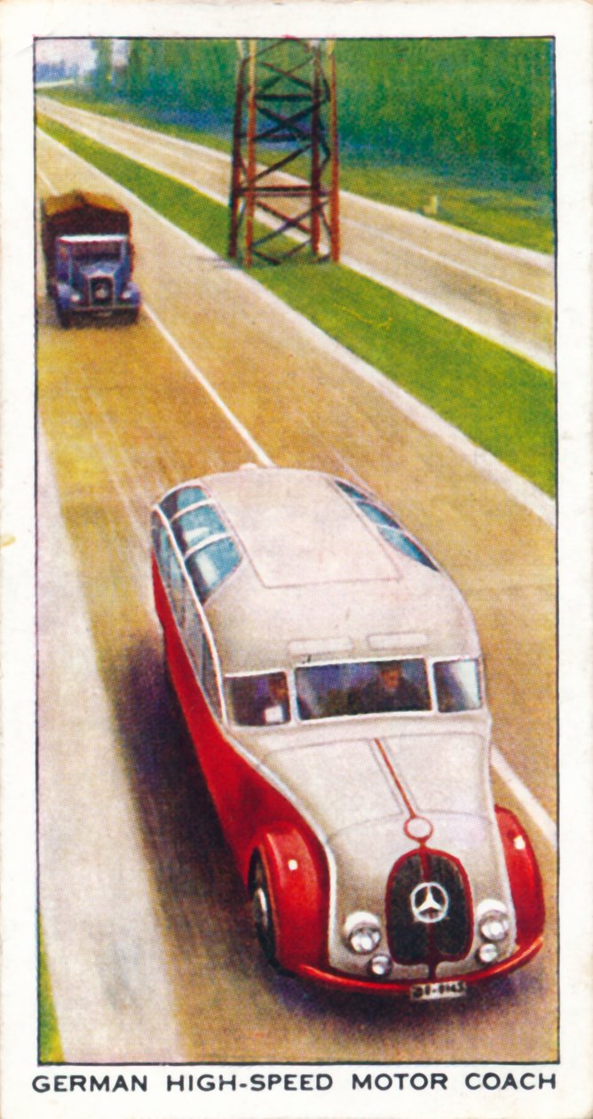 Saksalainen suurnopeusjuna-auto, 1938 tekijältä Unbekannt